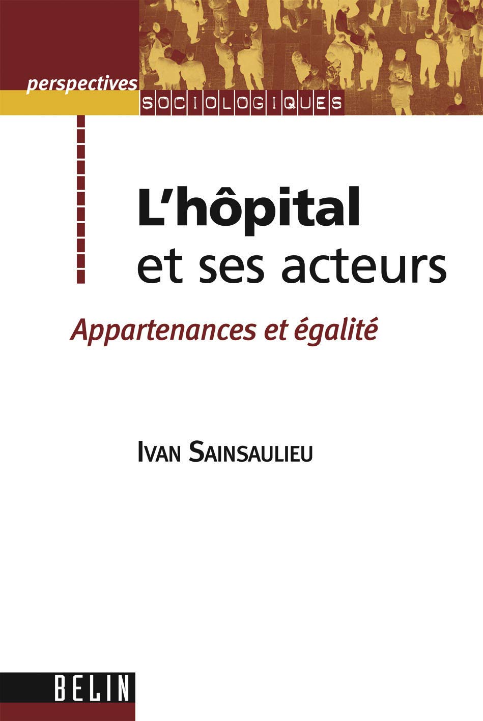 L'hôpital et ses acteurs : Appartenances et égalité 9782701145815