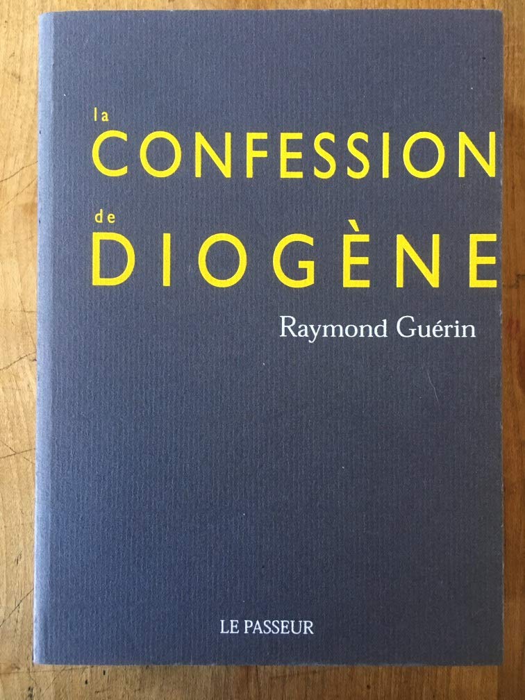 La Confession de Diogène 9782907913669