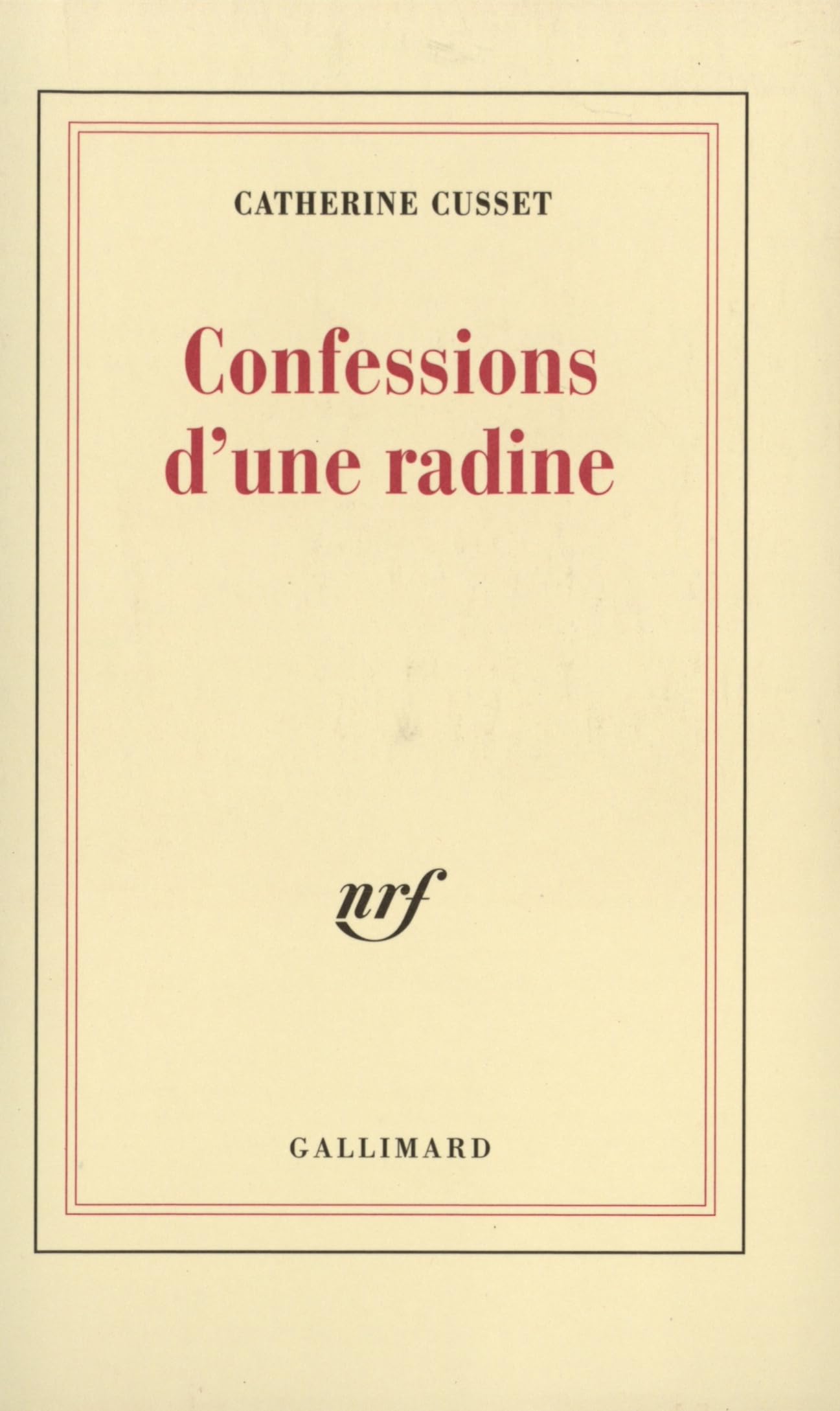Confessions d'une radine 9782070768158
