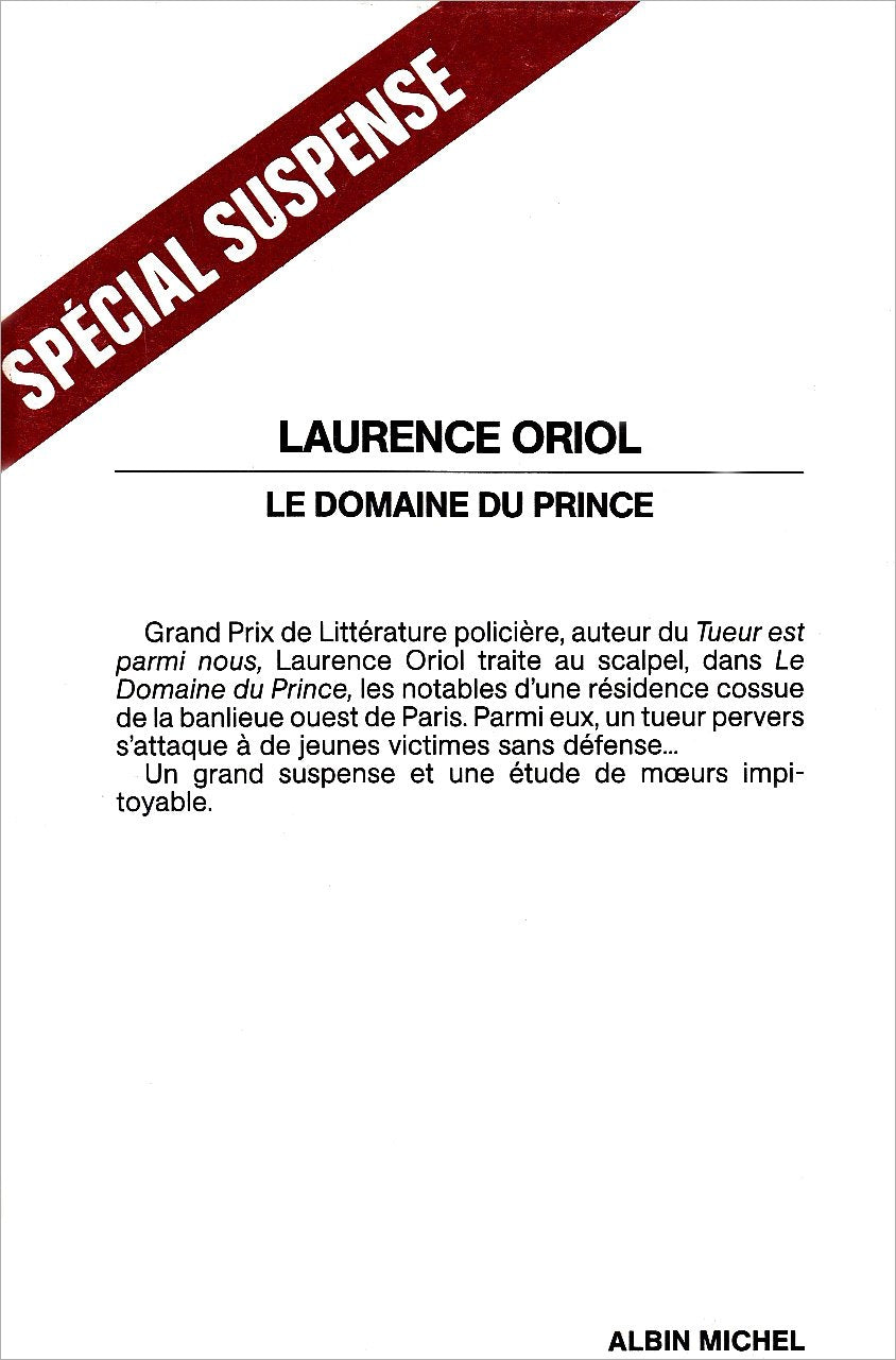 Le Domaine du prince 9782226039460