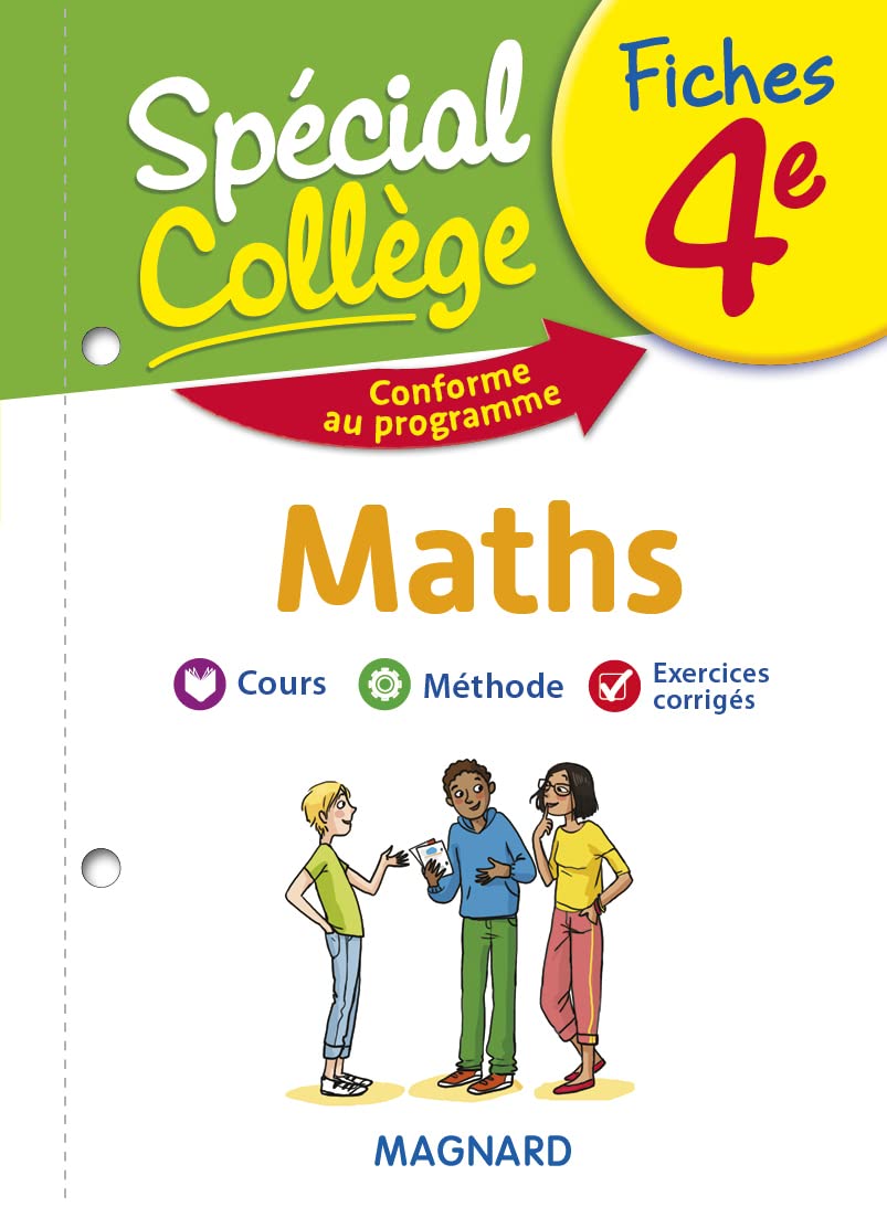 Spécial Collège Fiches Maths 4e 9782210758476