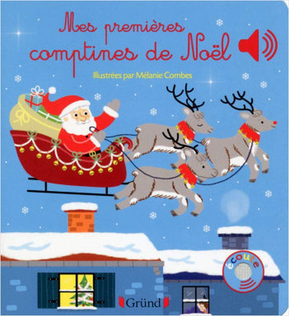 Mes premières comptines de Noël – Livre sonore avec 6 puces – Dès 1 an 9782324011214