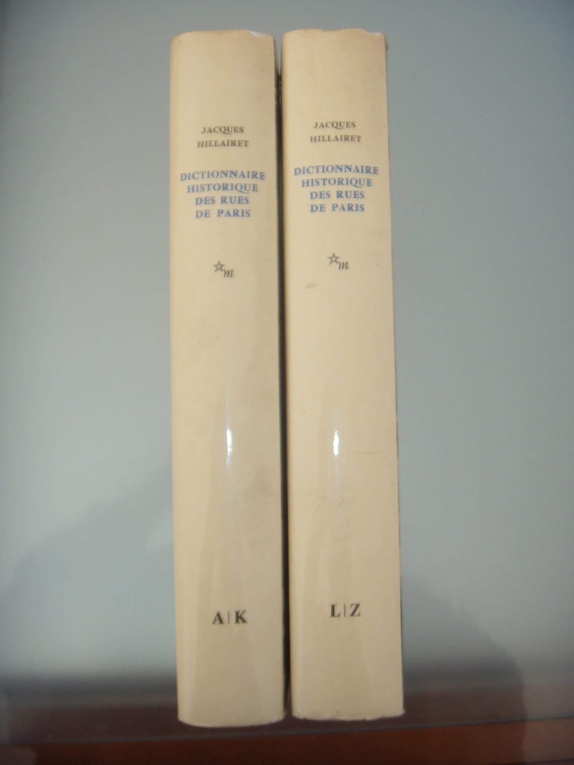 Dictionnaire historique des rues de Paris, tomes 1 & 2 9782707300928