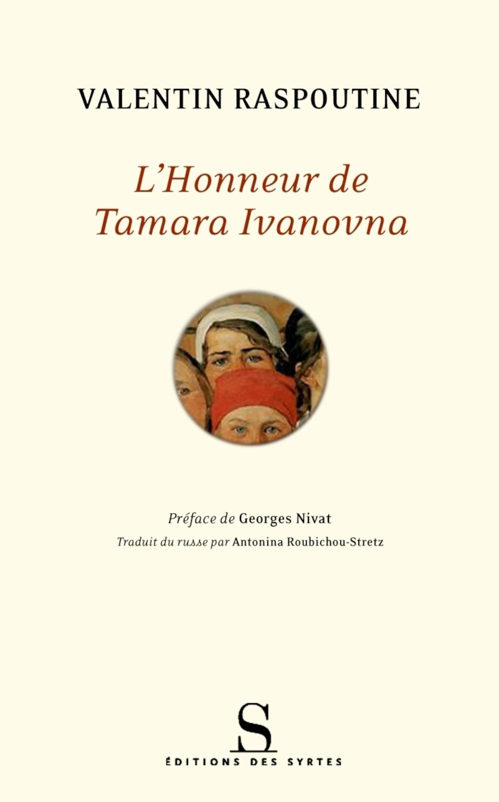 L'honneur de Tamara Ivanovna 9782845451230