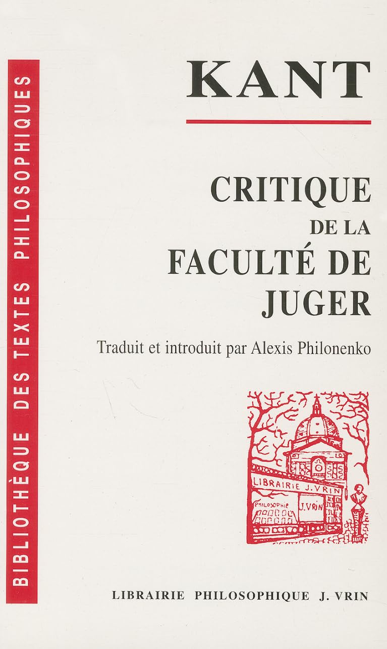 Critique de la faculté de juger 9782711611607