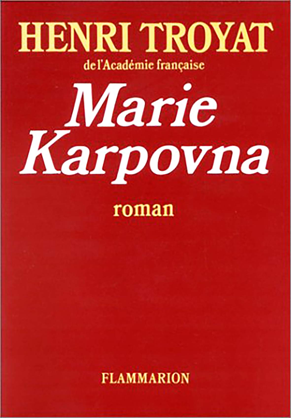 Marie Karpovna 9782724220384