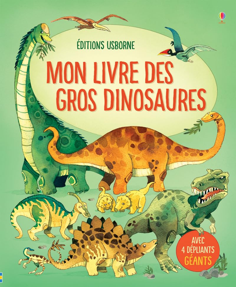 Mon livre des gros dinosaures 9781474939843