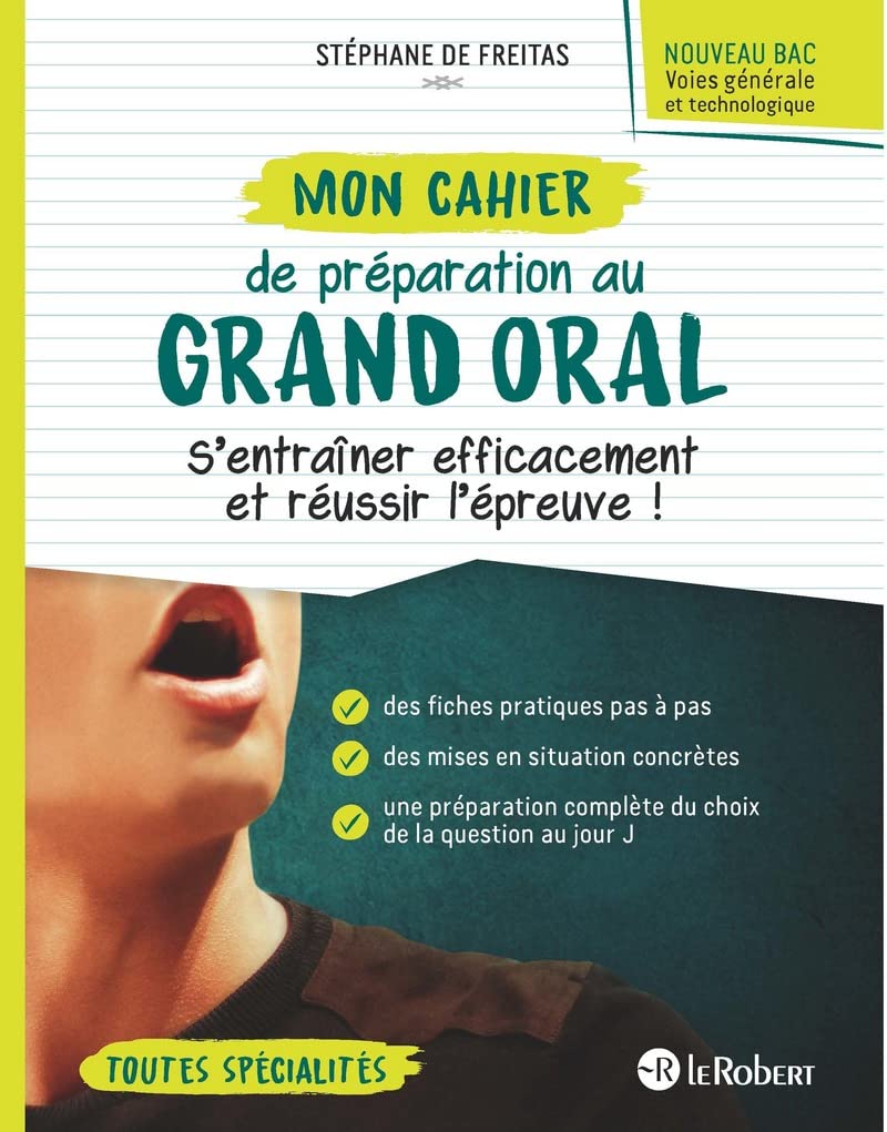 Mon cahier de préparation au Grand oral du bac 9782321016854