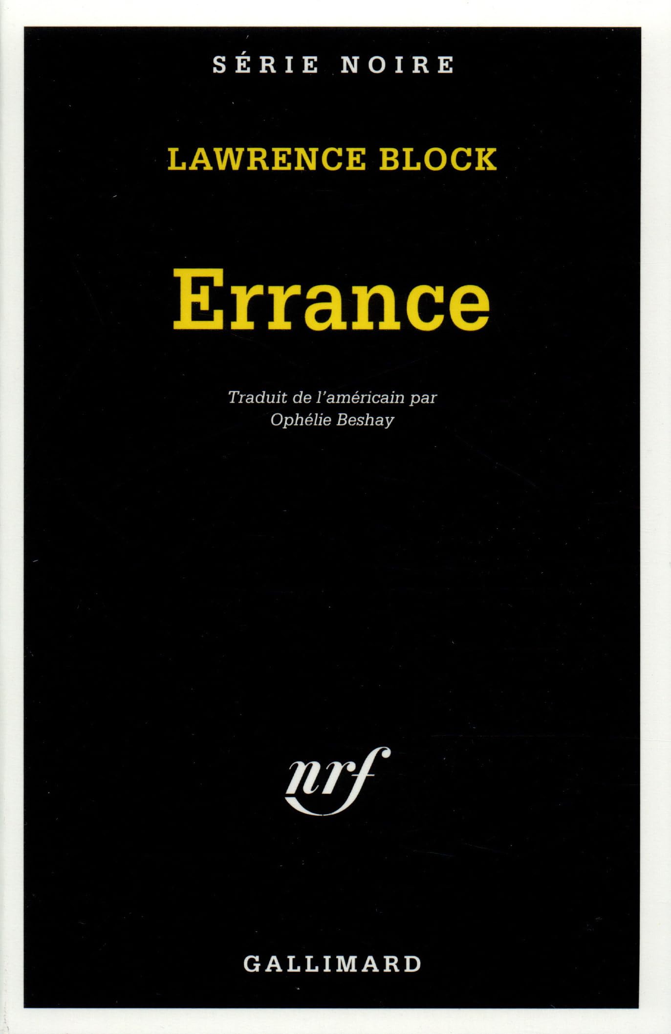 Errance: Un roman du New Age 9782070497737