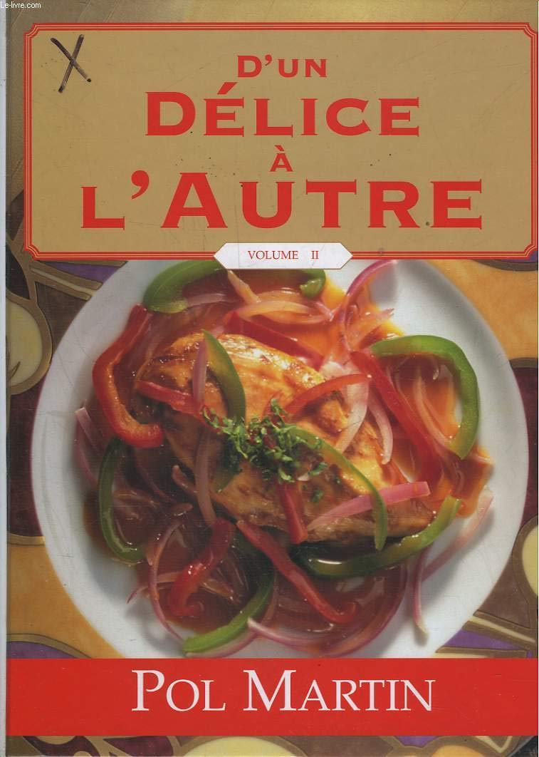 D'UN DELICE A L'AUTRE 9782920845633