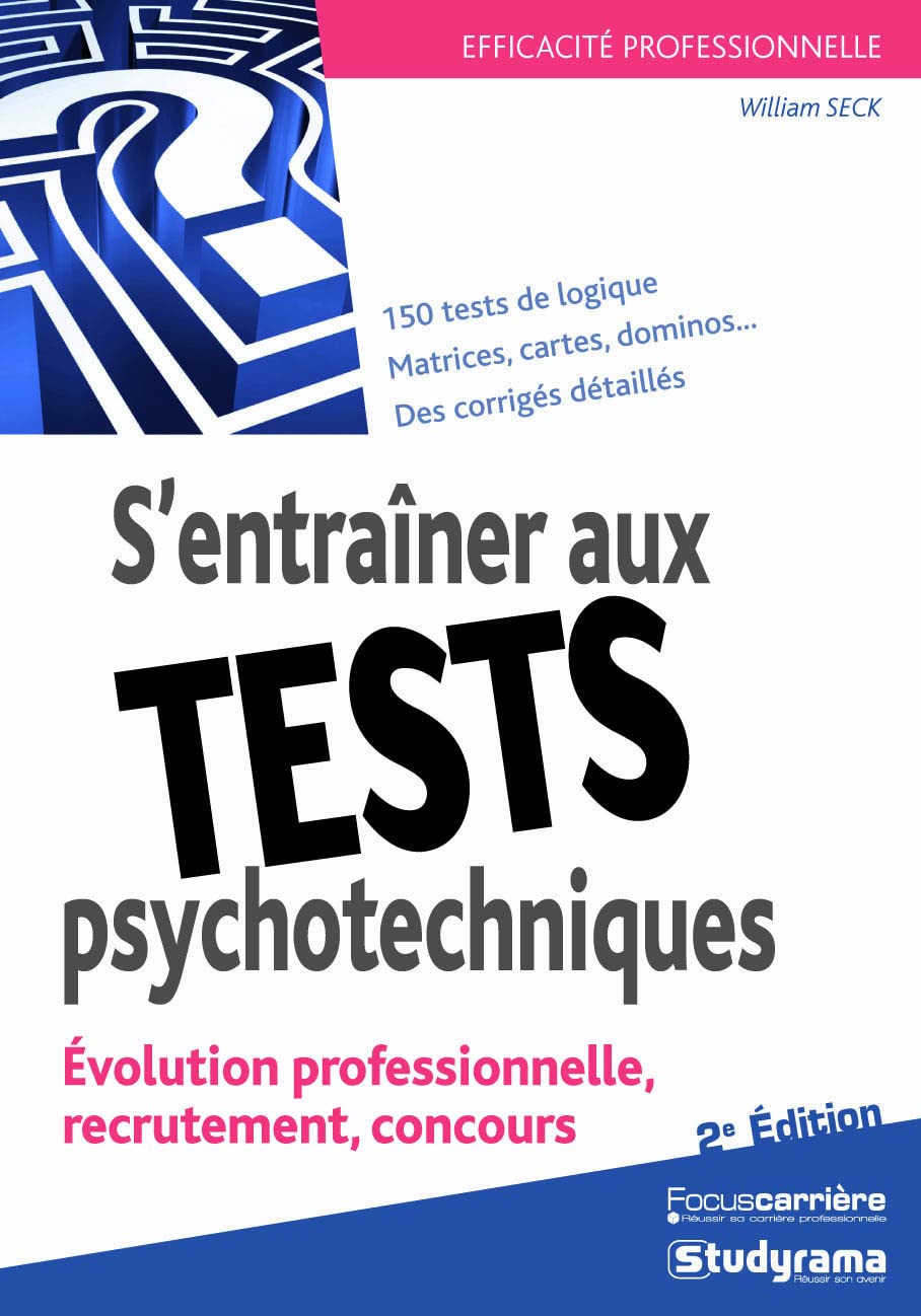 S'entraîner aux tests psychotechniques 9782759004188