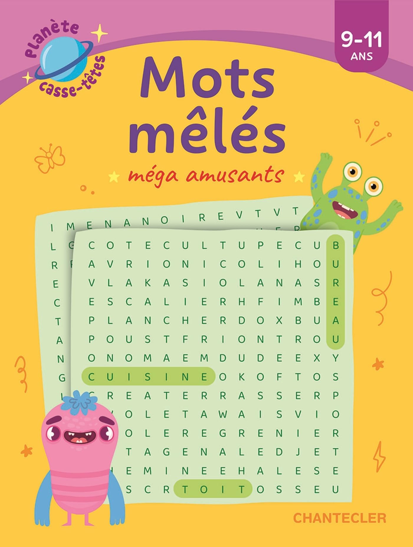 Planète casse-têtes : mots mêlés méga amusants: 9-11 ans 9782803464968