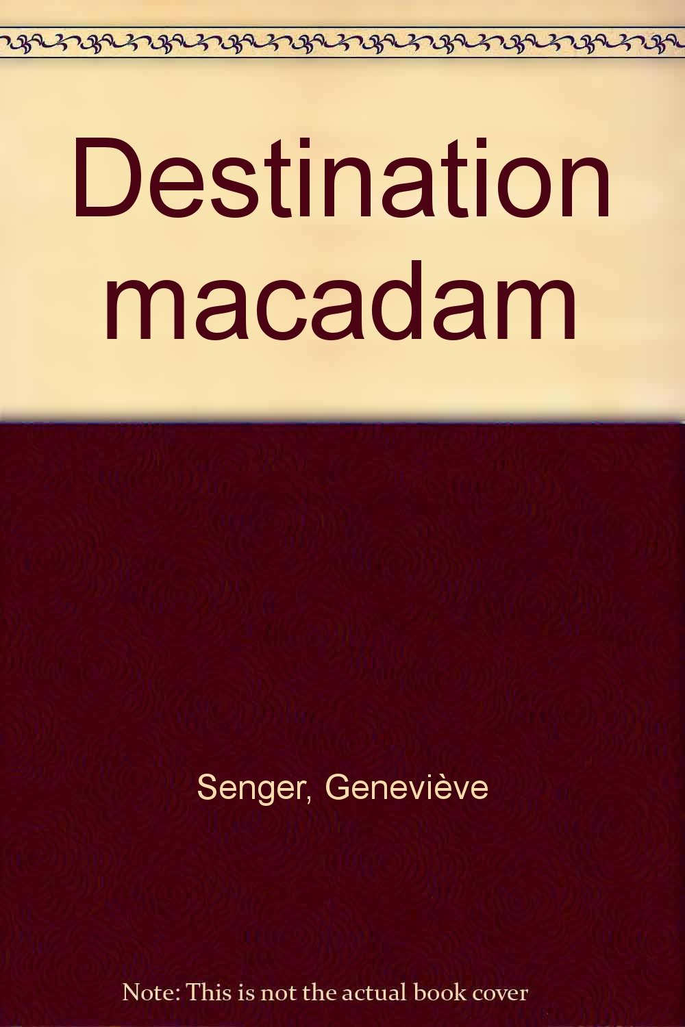 Destination macadam 9782012093478