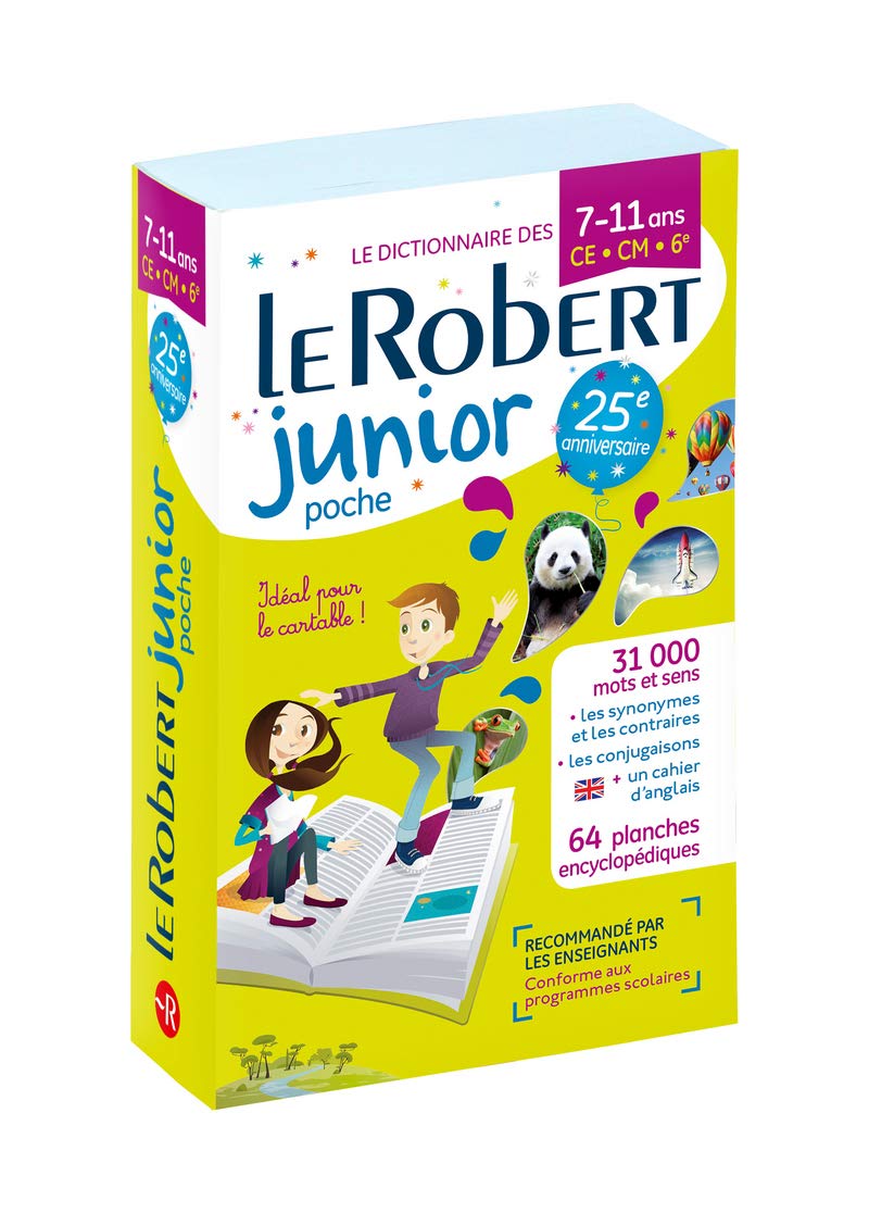 Dictionnaire Le Robert Junior Poche - 7/11 ans - CE-CM-6e - Édition anniversaire: Poche broché 9782321012429