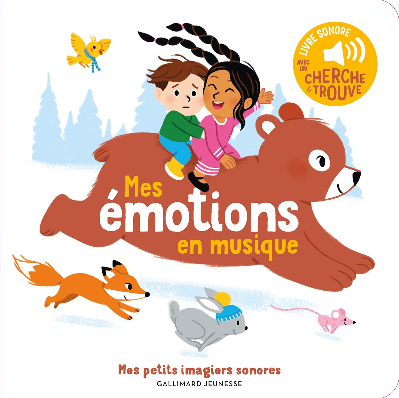Mes émotions en musique - Mes petits imagiers sonores - Dès 1 an 9782075155755