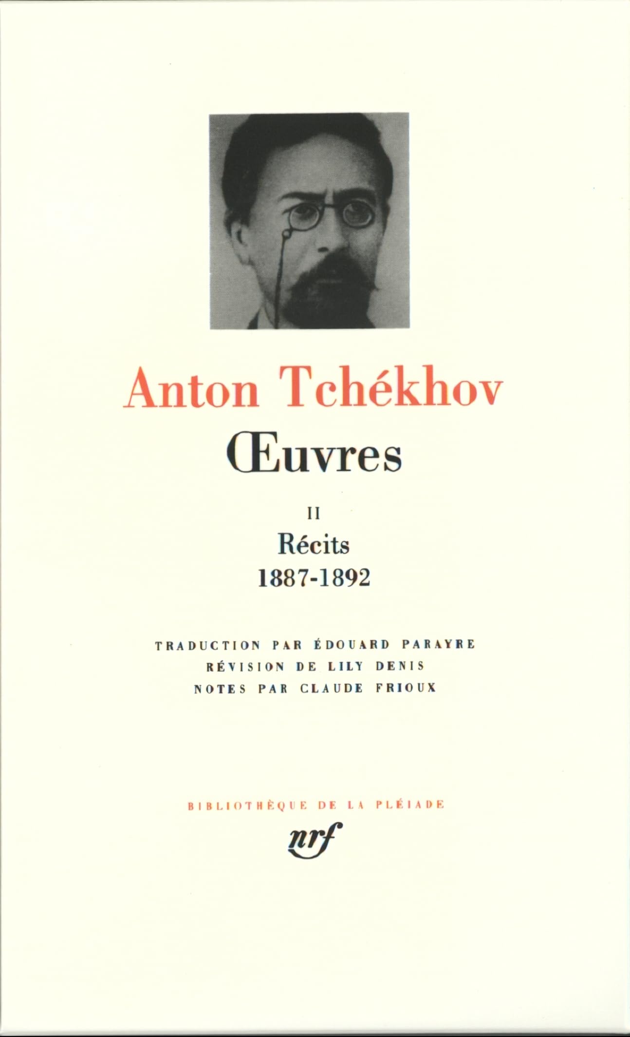 Tchékhov : Oeuvres, tome 2 9782070105502
