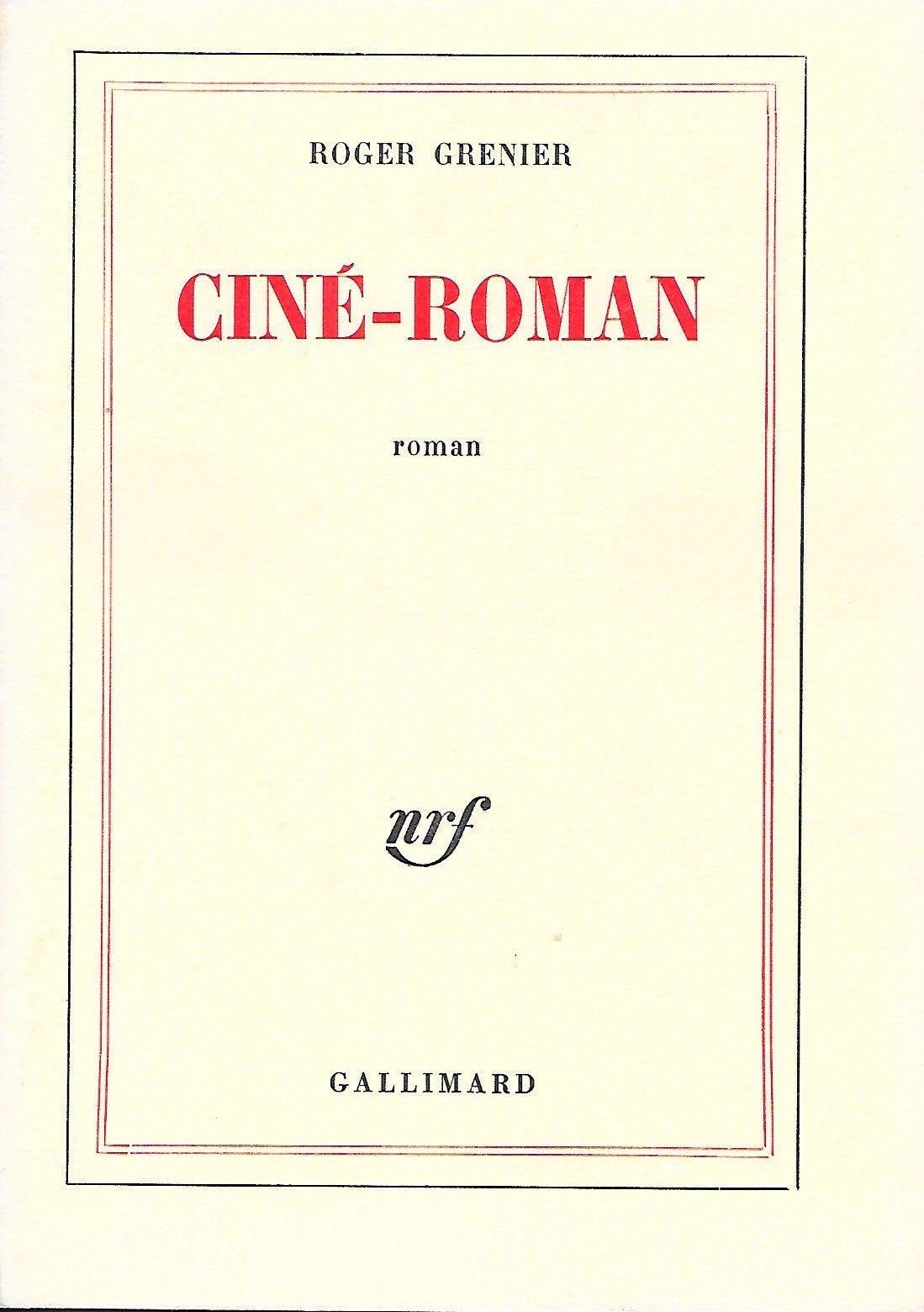 Cine-roman 9782070180127