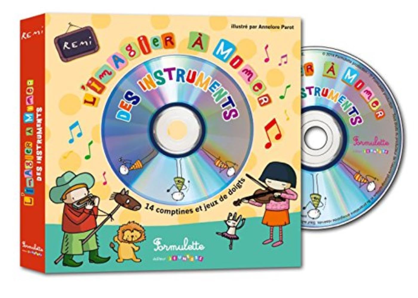 L'imagier à mimer des instruments : 14 comptines et jeux de doigts (1CD audio) 9782362561795