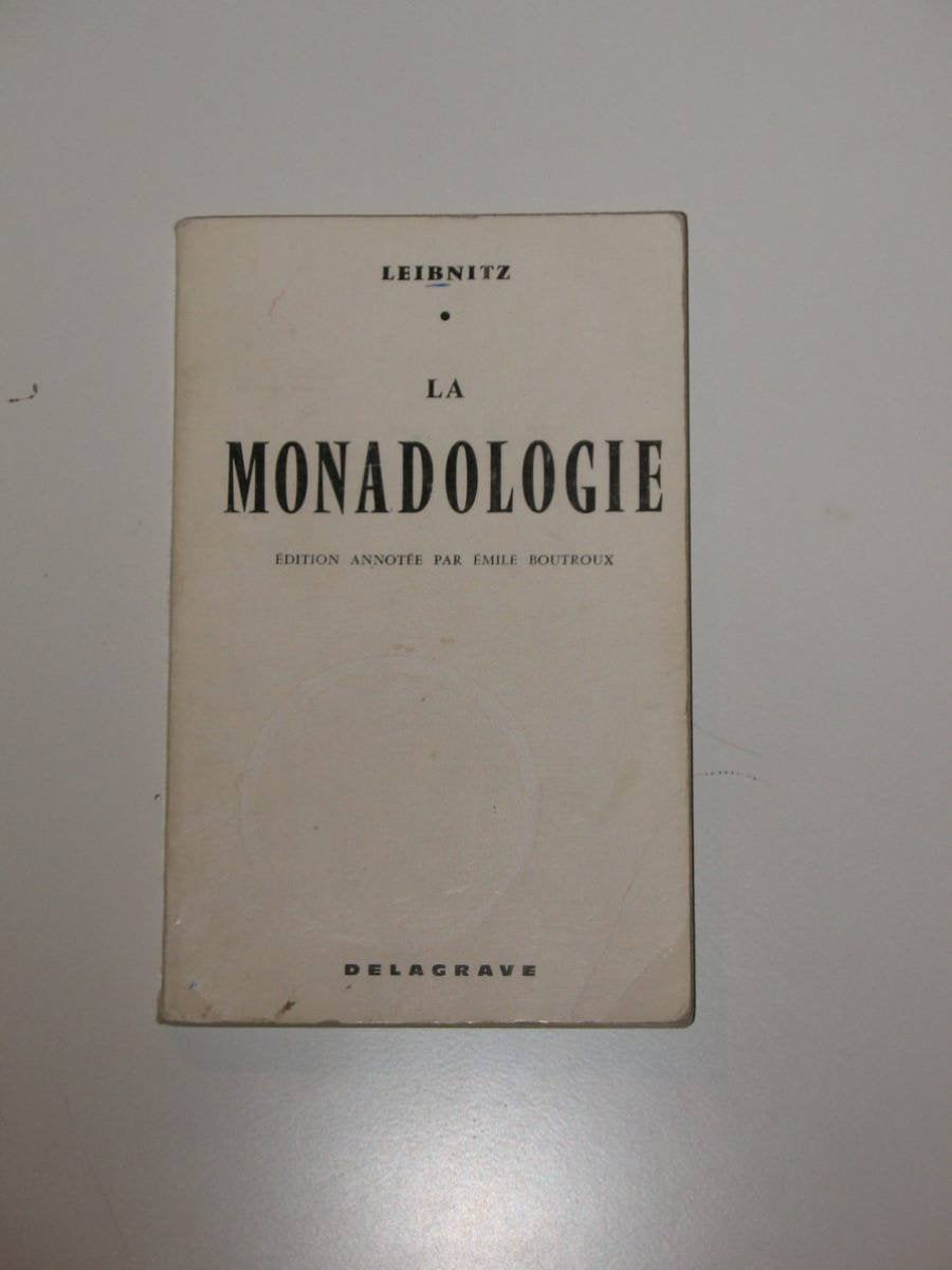La Monadologie : Philosophie 9782206001609