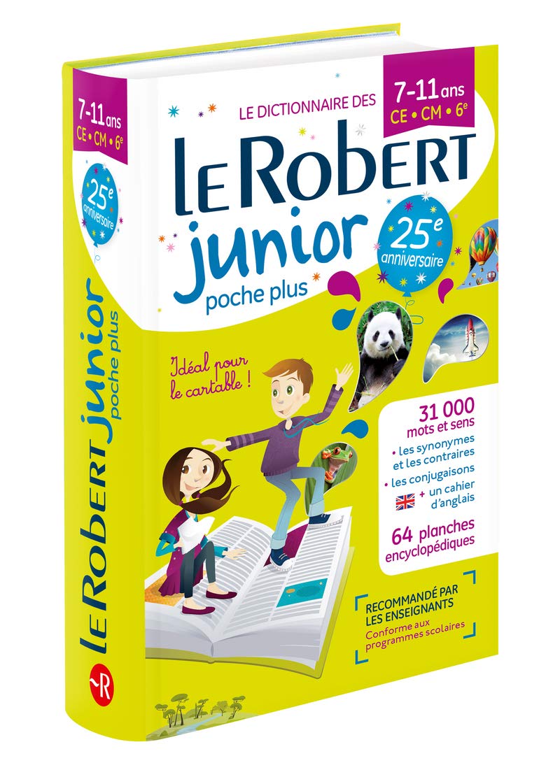 Dictionnaire Le Robert Junior Poche Plus - 7/11 ans - CE-CM-6e - Édition anniversaire: Poche relié 9782321012436