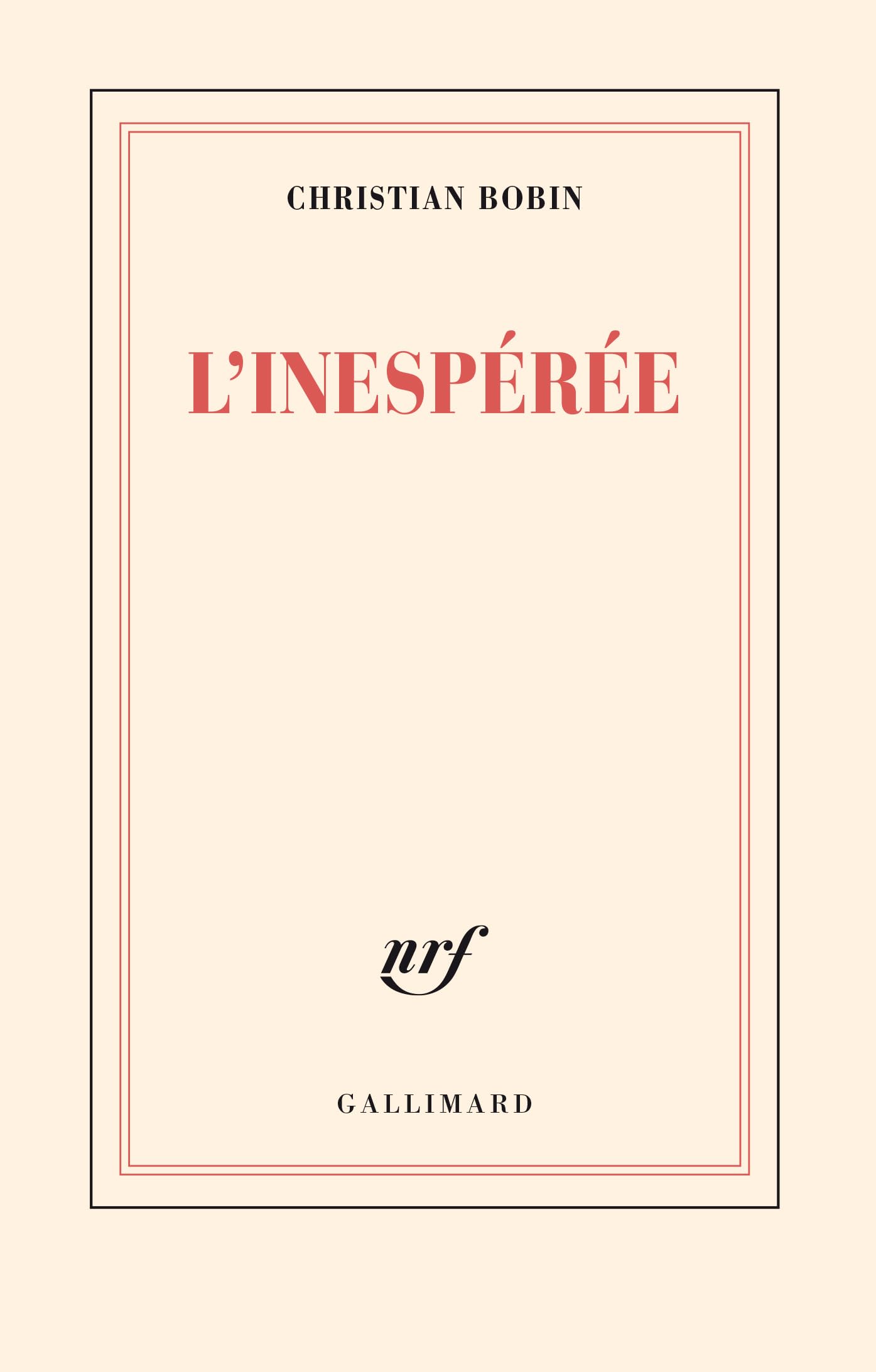 L'inespérée 9782070736539