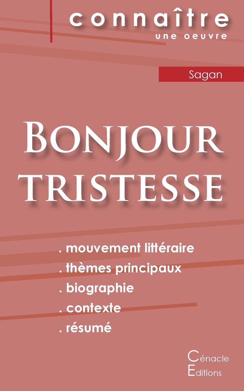 Fiche de lecture Bonjour tristesse de Françoise Sagan (Analyse littéraire de référence et résumé complet) 9782367885988