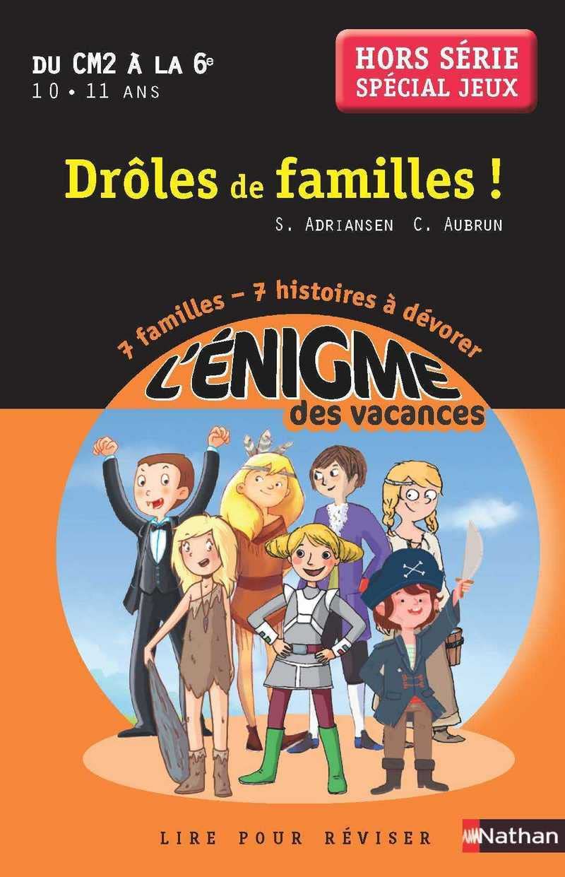 Cahier de vacances - Enigmes vacances Drôles de famille 9782091879888