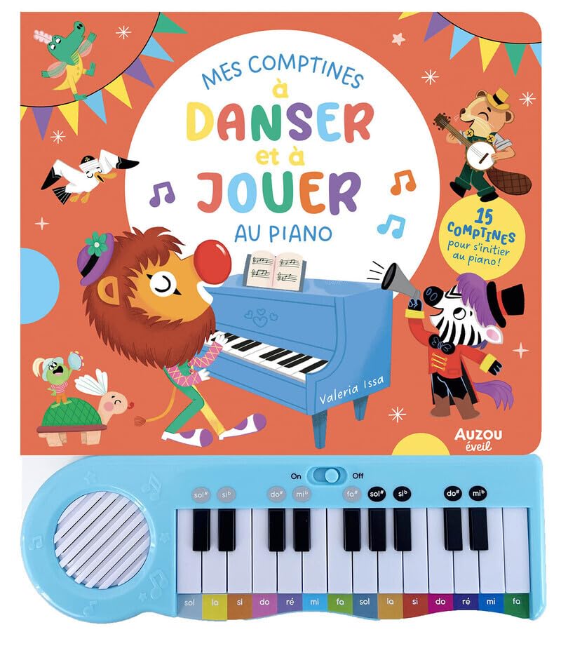 Mon livre piano - mes comptines à danser et à jouer au piano 9782846971799