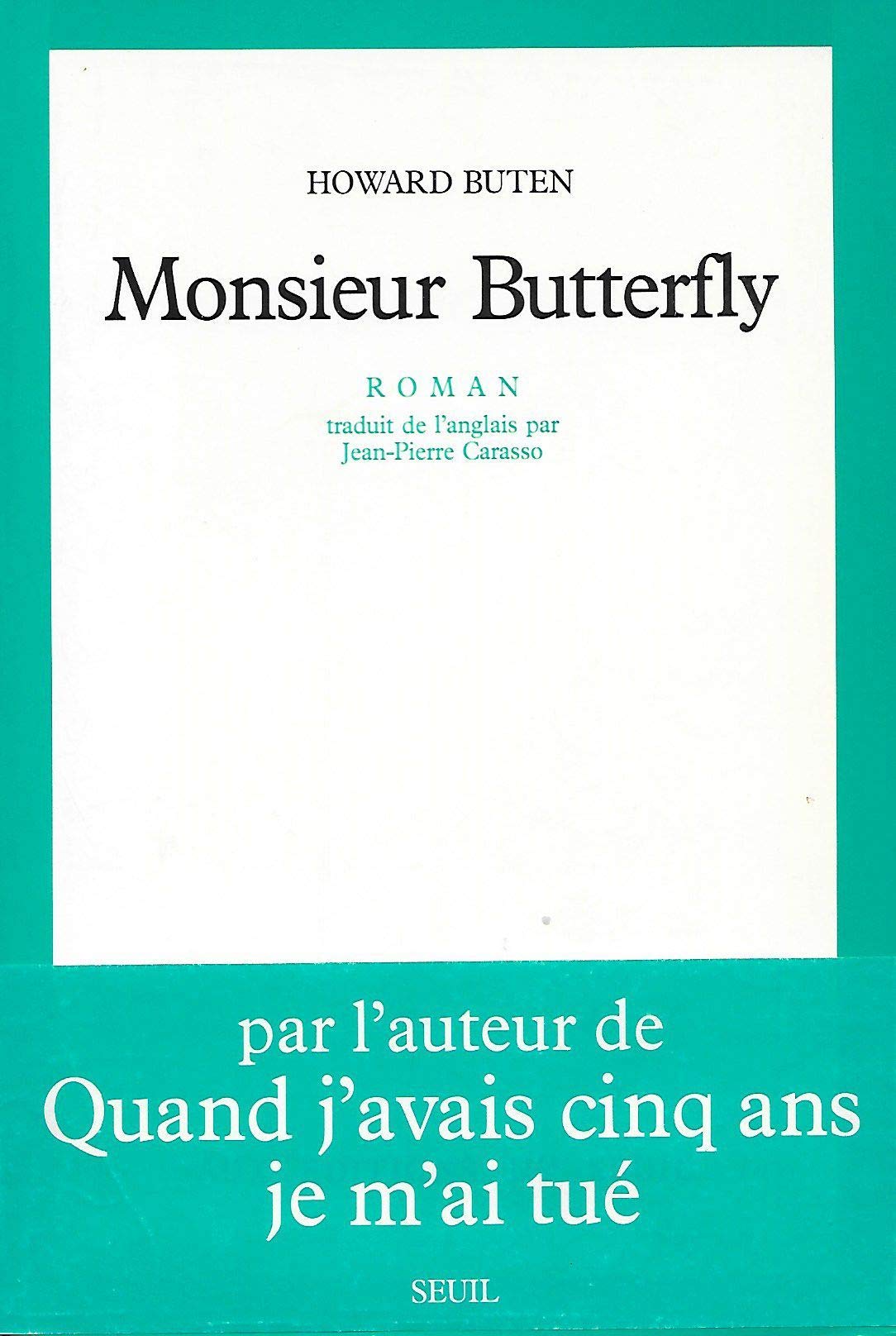 Monsieur Butterfly 9782020096034