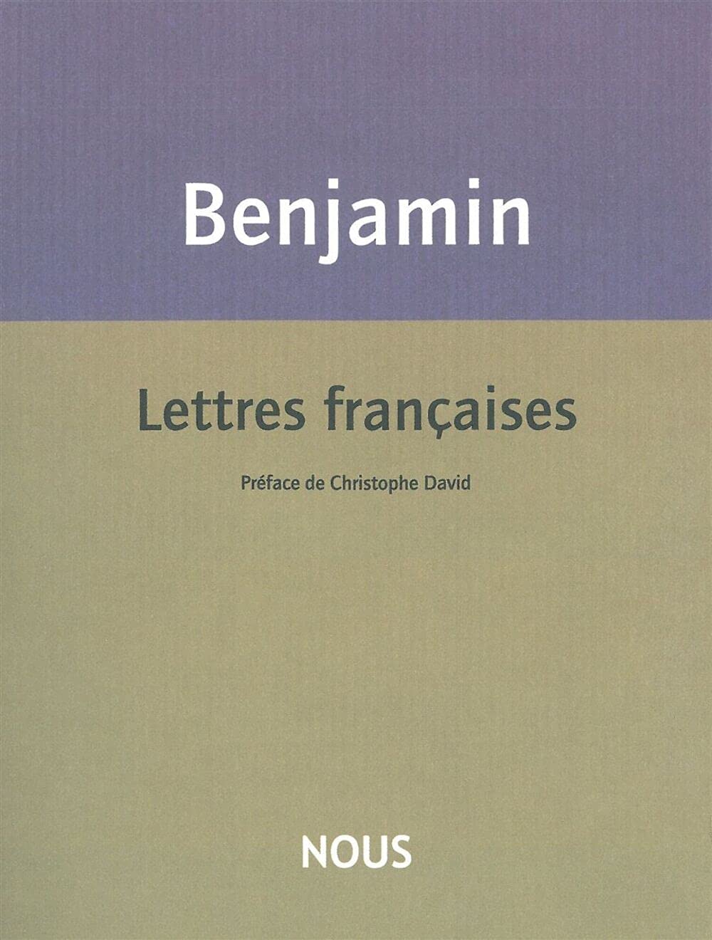 Lettres françaises 9782913549692
