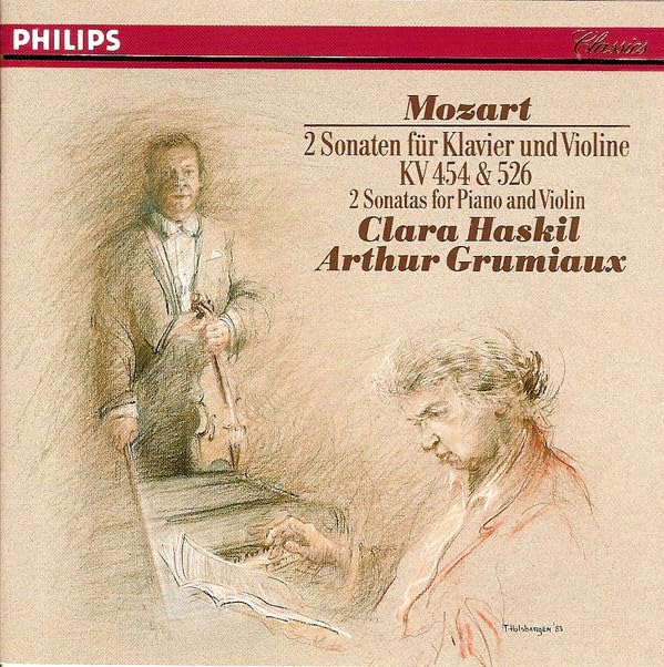 Mozart: 2 Sonates pour Piano & Violon KV 454 & 526 0028941647825