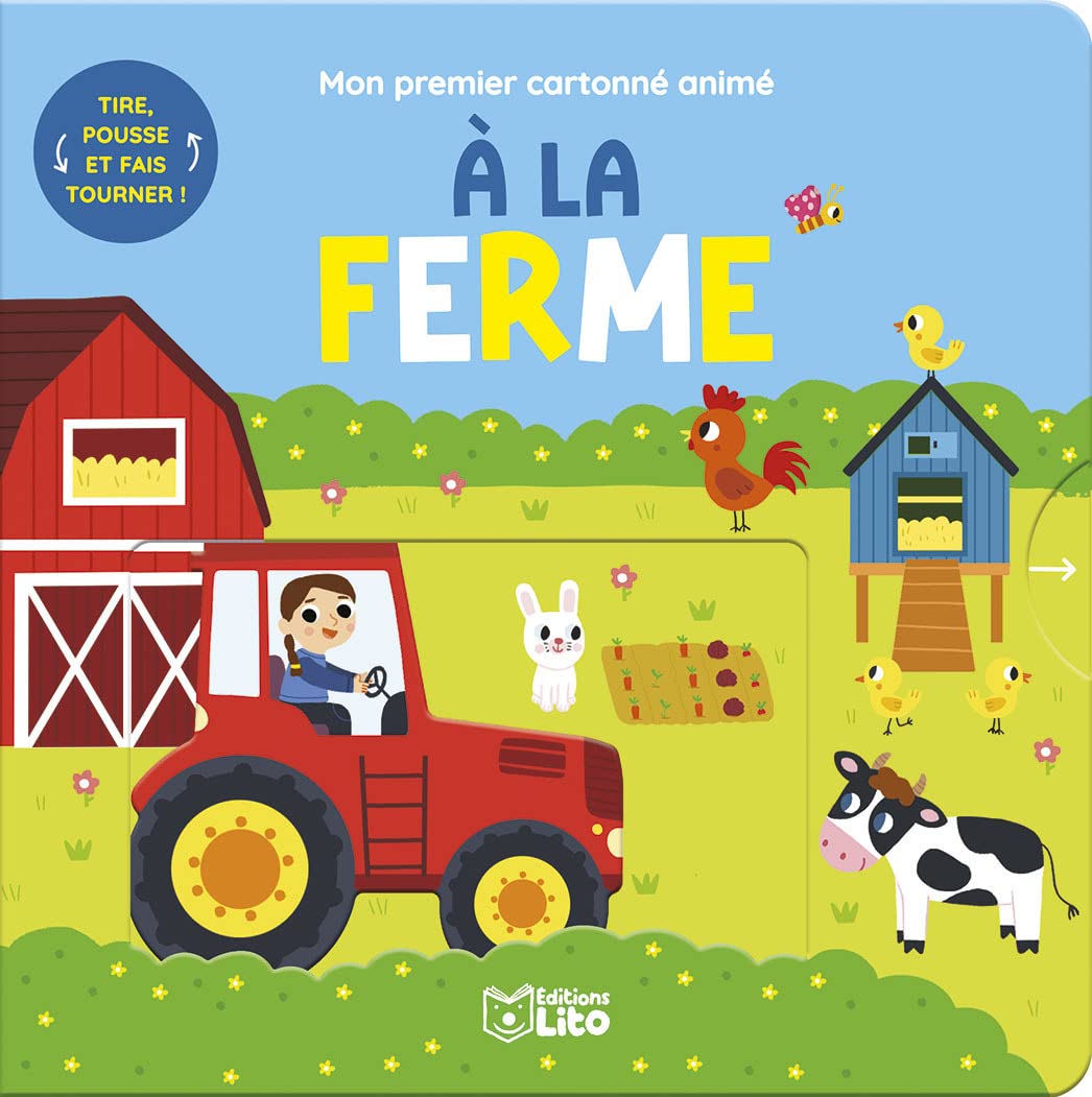 Mon Premier cartonne anime - A la ferme - Dès 1 an 9782244308517