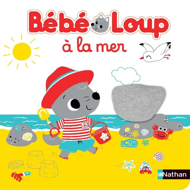 Bébé loup à la mer - Livre éveil - Dès 6 mois 9782092592236