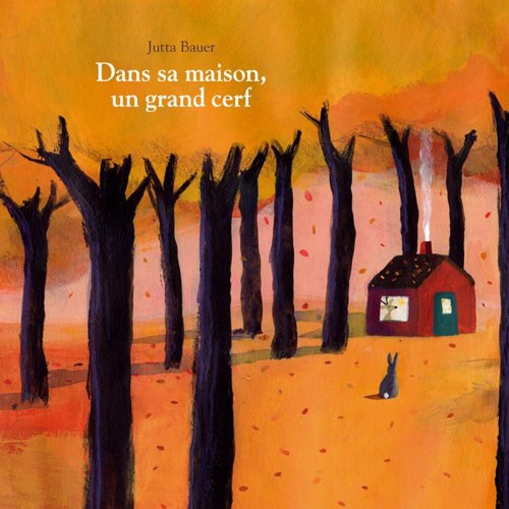 dans sa maison un grand cerf 9782211208932
