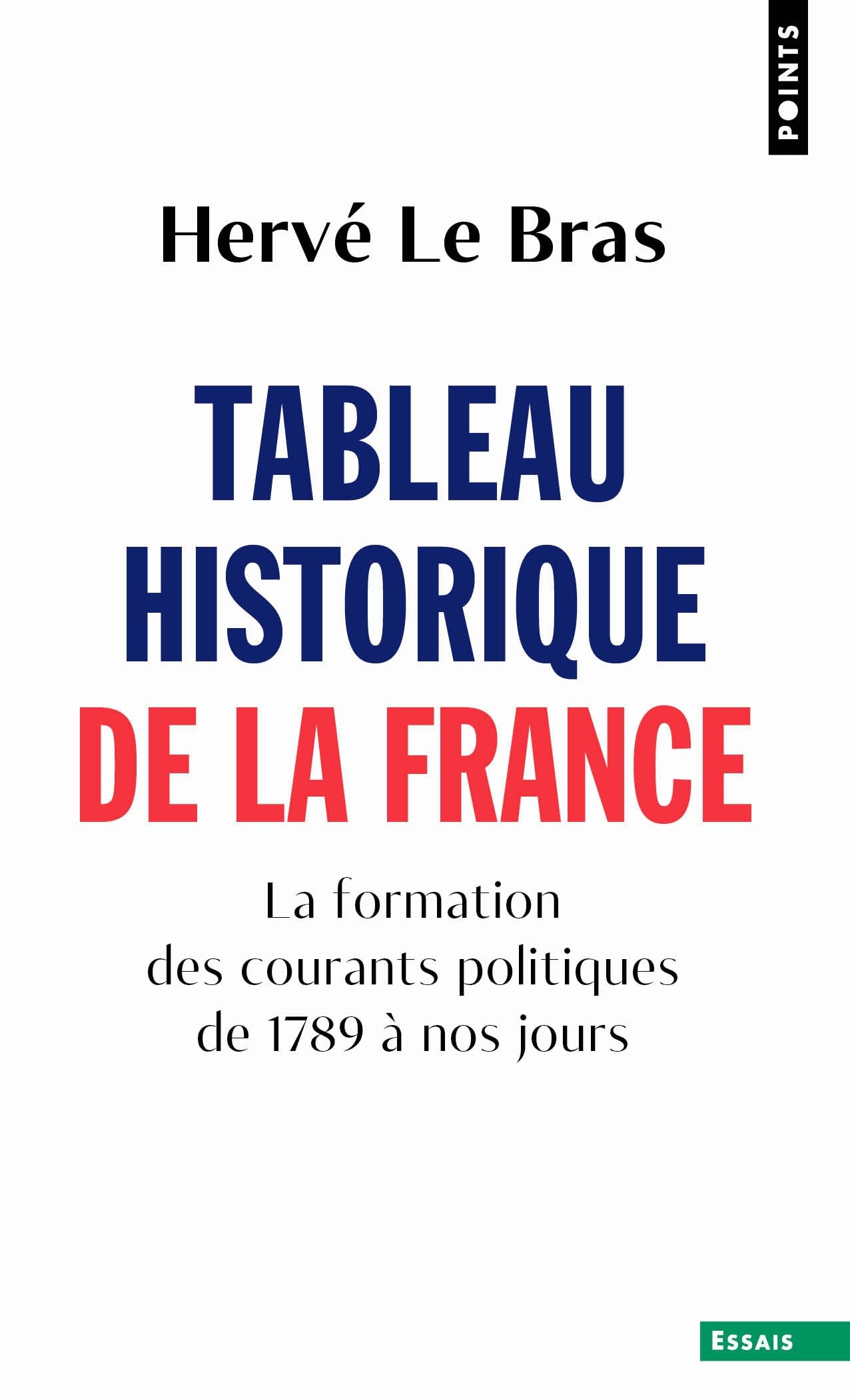 Tableau historique de la France: La Formation des courants politiques de 1789 à nos jours 9791041412877