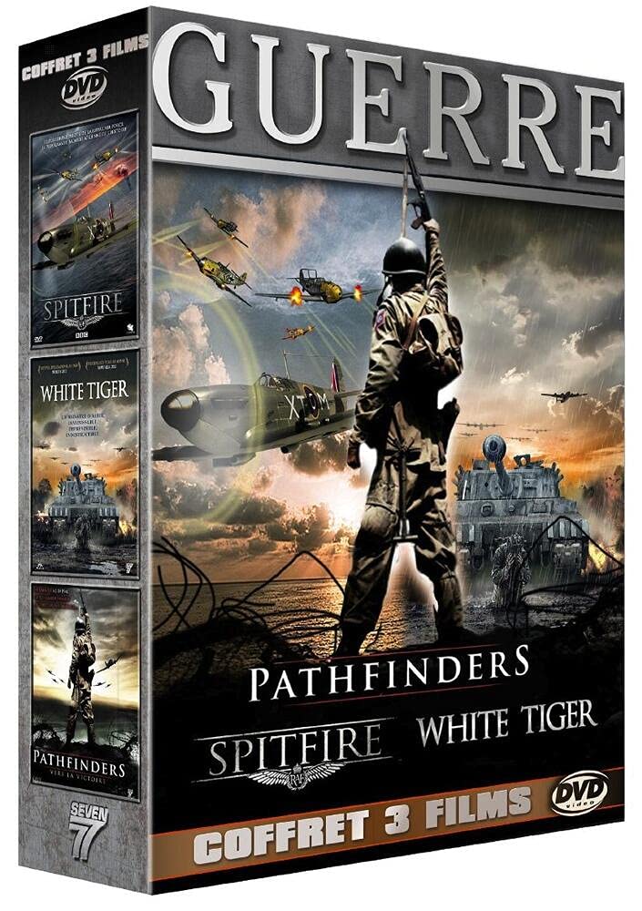 Guerre - Coffret 3 films : Pathfinders - Vers la victoire + Spitfire + White Tiger [Pack] 3512391789589