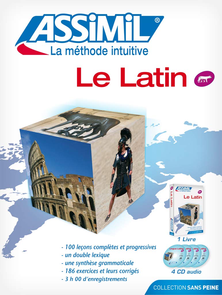 Le Latin ; Livre + CD Audio (x4) 9782700521085