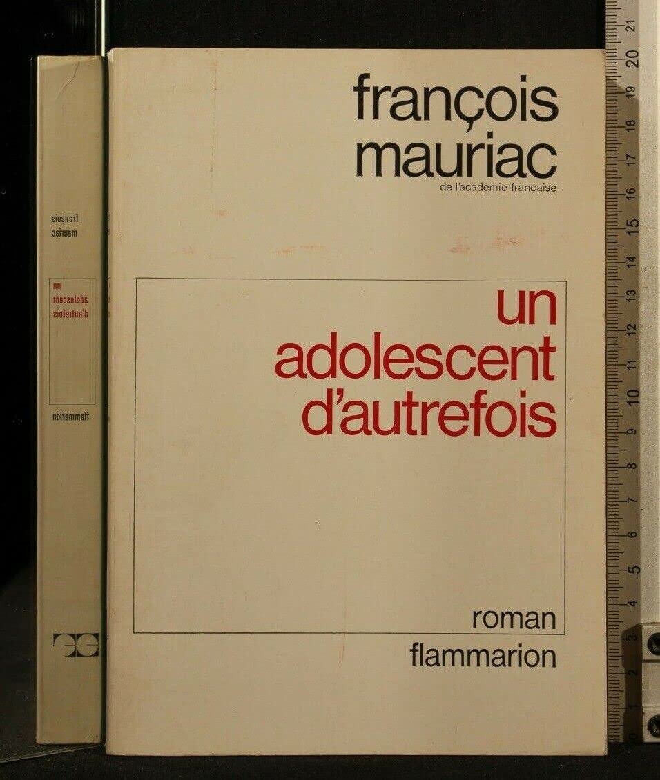 Un adolescent d'autrefois 9782080603326