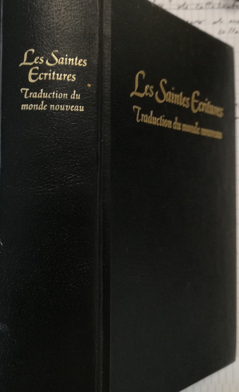 LES SAINTES ECRITURES. TRADUCTION DU MONDE NOUVEAU. 3665375208078