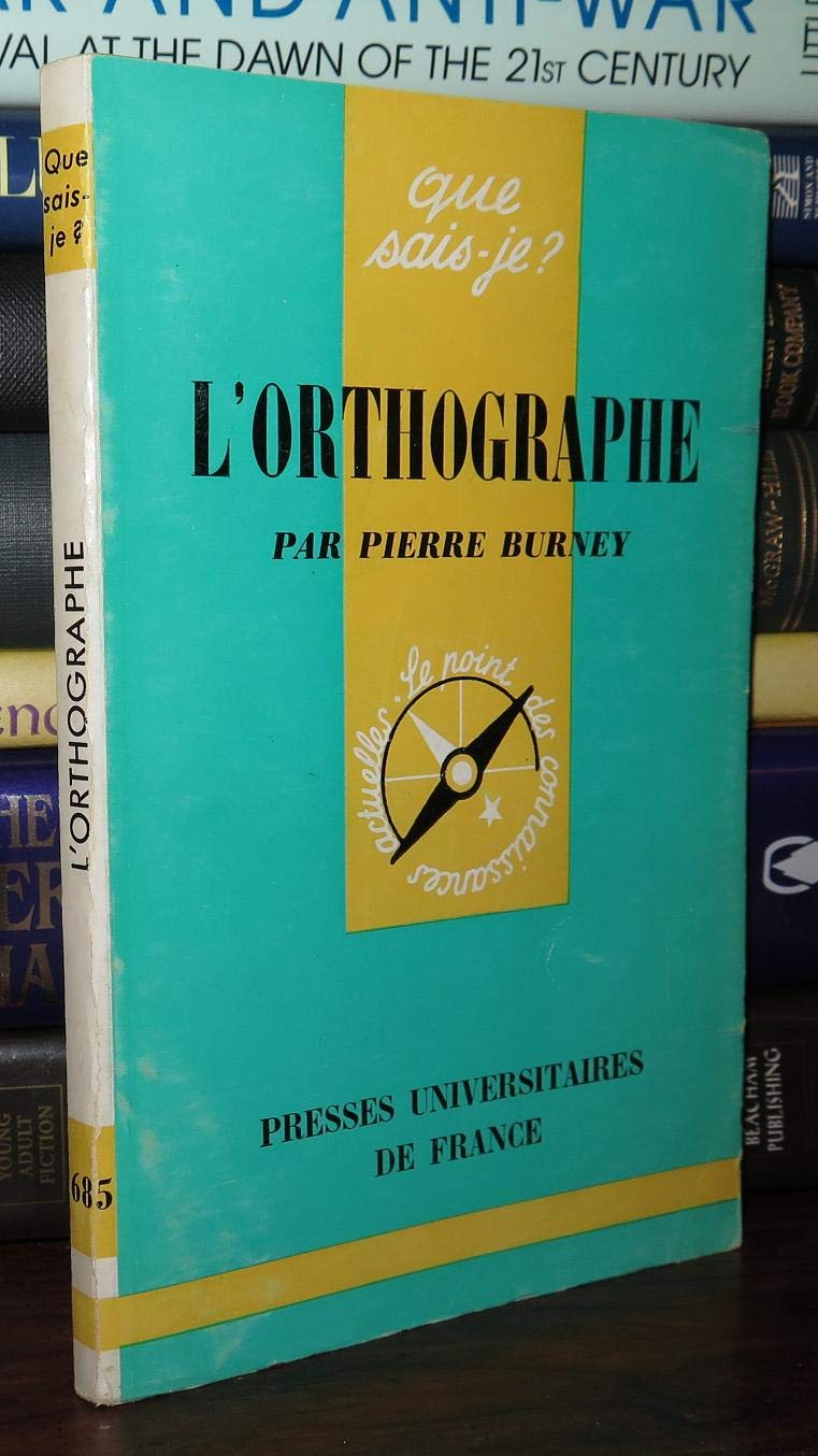 L'orthographe 9782130449058