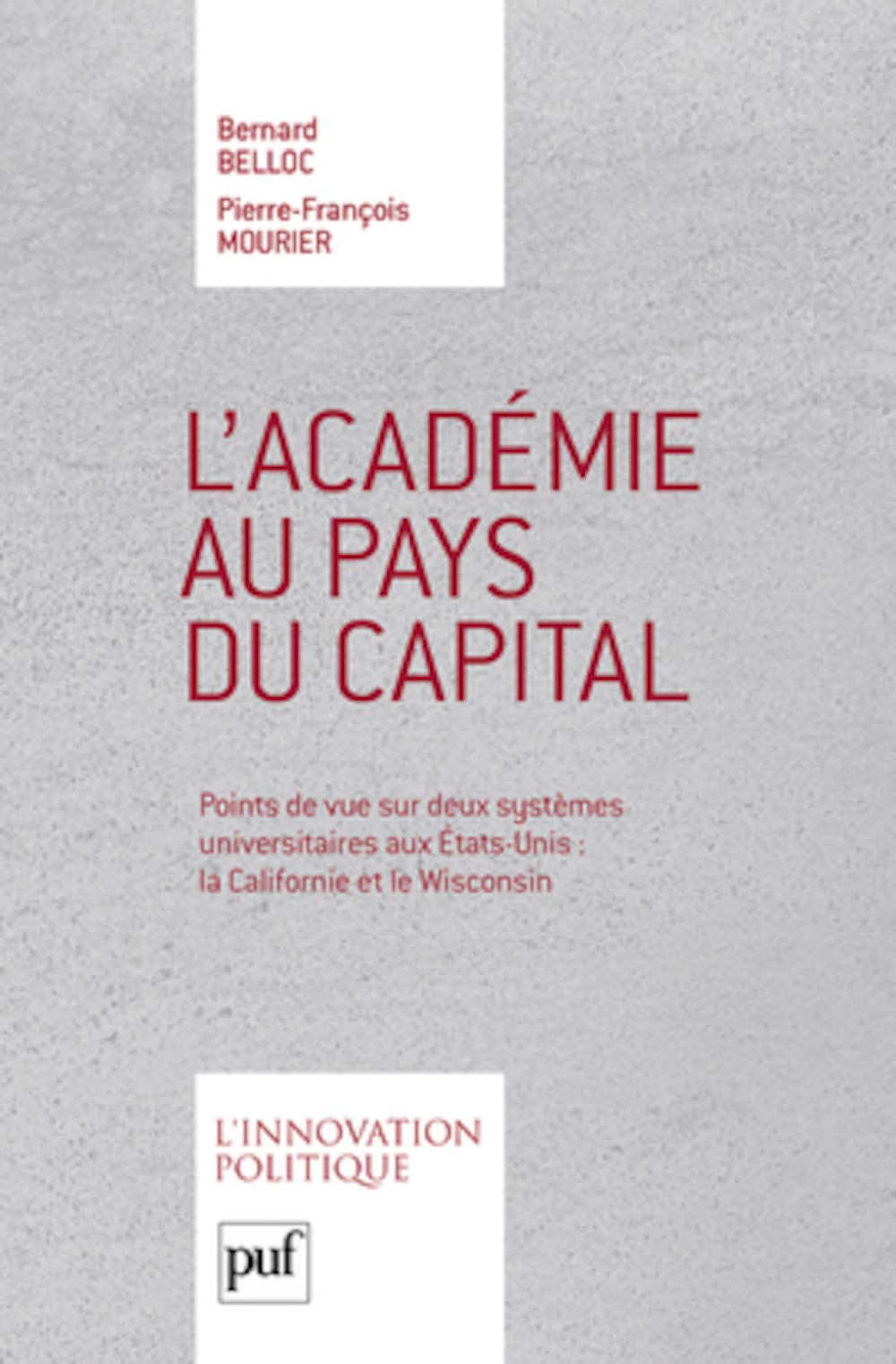 L'Académie au pays du capital 9782130581932