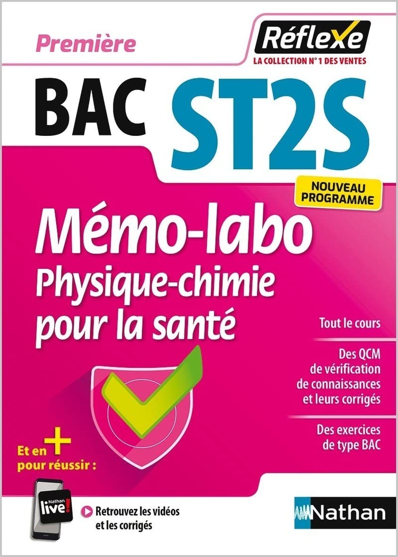 Mémo-Labo - Physique-Chimie pour la santé - 1re ST2S - Réflexe - 2025 9782091655031