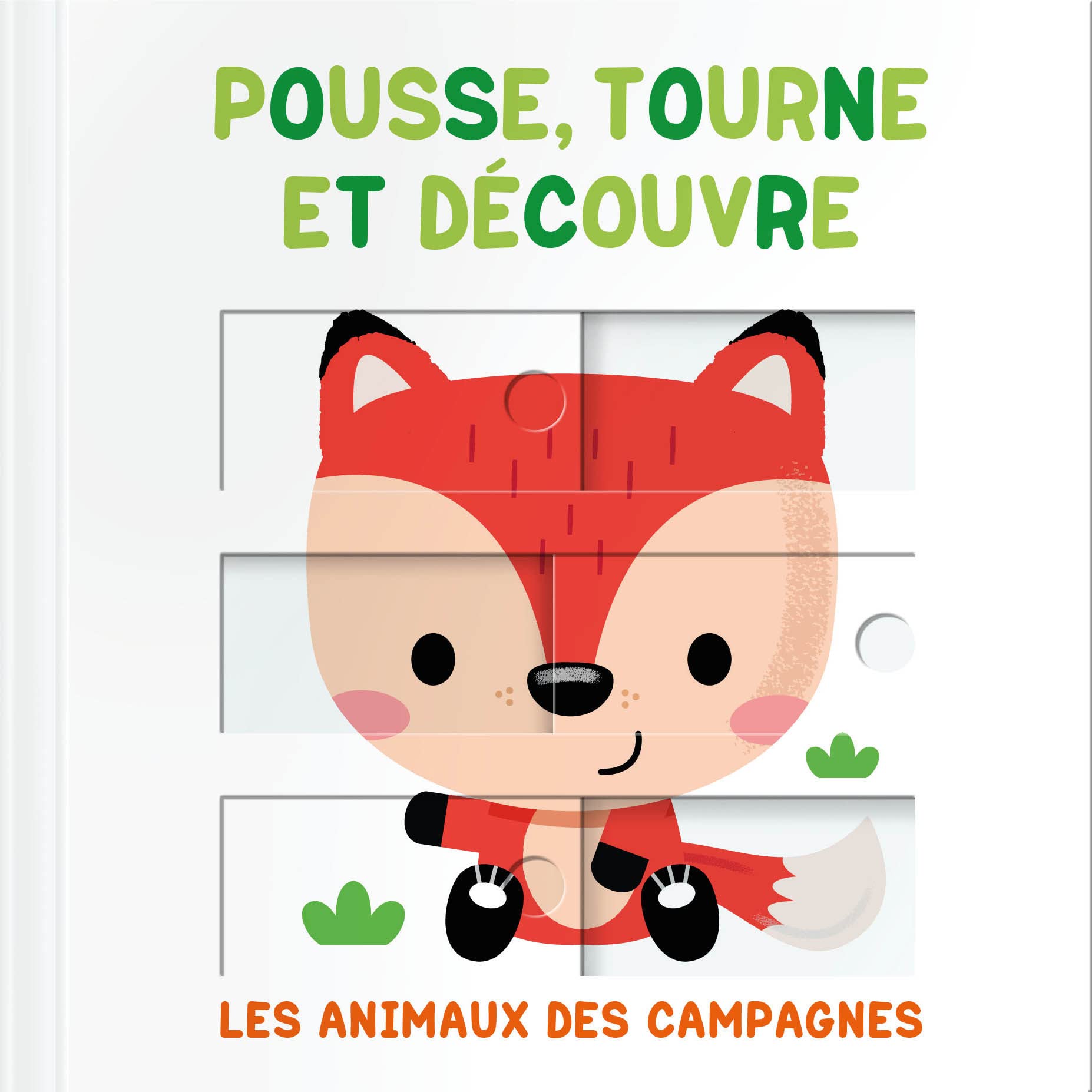 Les animaux des campagnes pousse tourne 9789463991896