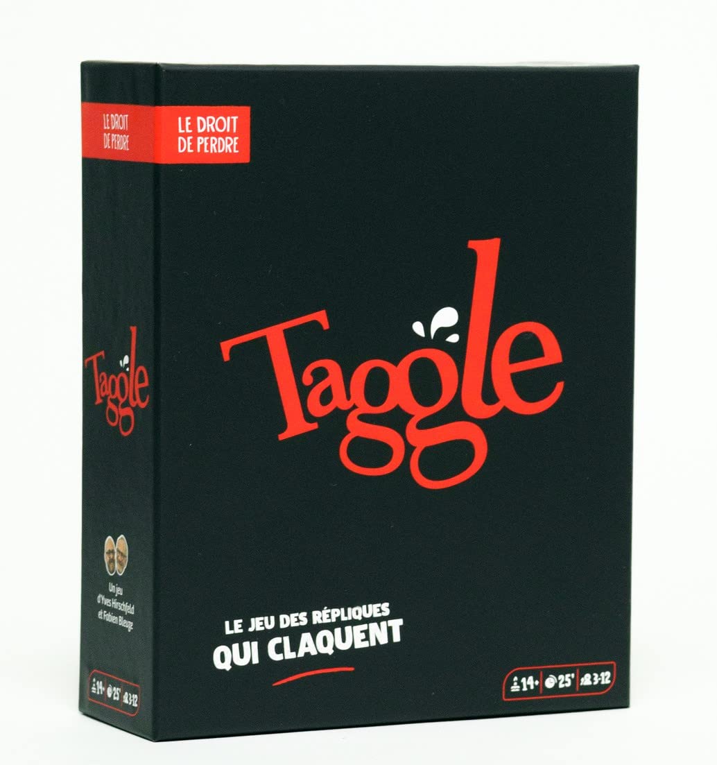 Blackrock games- Taggle (Nouveau Format) Le Droit de Perdre Jeu de Societe, DRO0016TA, Multicolore 3760285110104