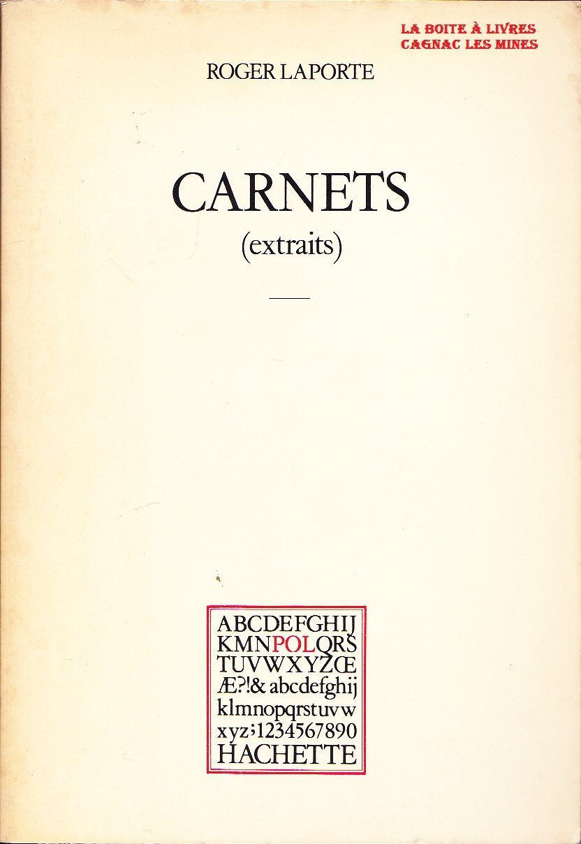 Carnets (Extraits) 