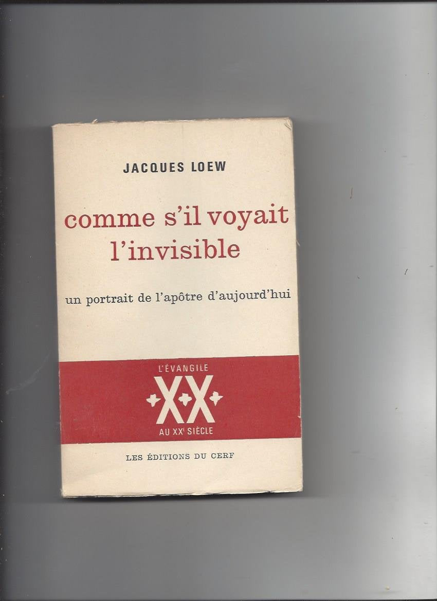 Comme s'il voyait l'invisible 