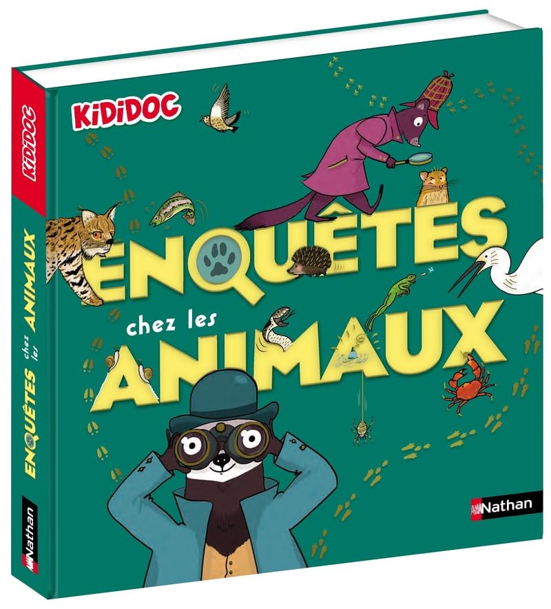 Kididoc : Enquête chez les animaux - un livre animé avec volets et pop-up - dès 5 ans 9782095030070