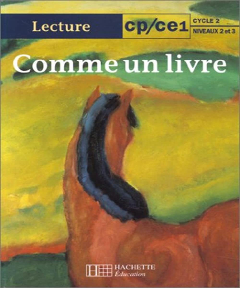 Comme un livre CP-CE1, élève, cycle 2, niveaux 2 et 3 9782011161338