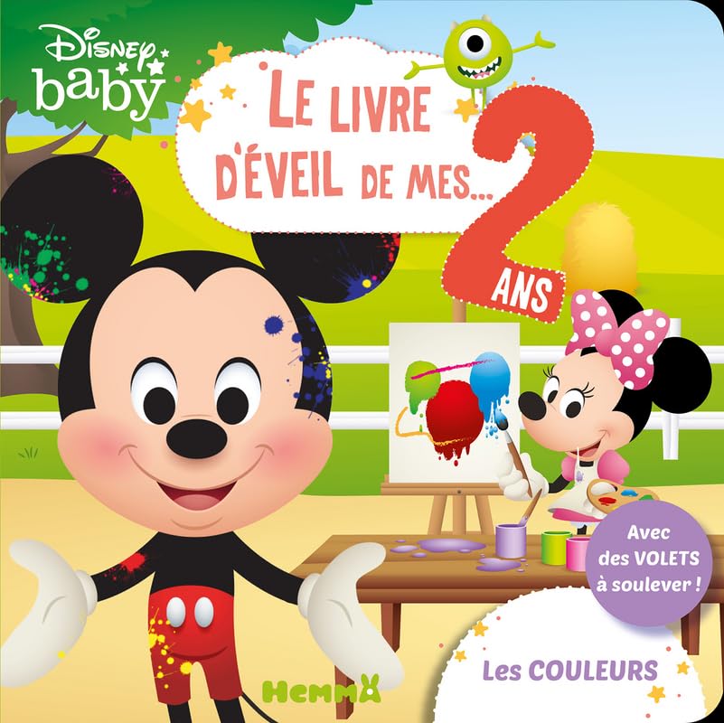 Disney Baby – Le livre d'éveil de mes 2 ans – Les couleurs – Livre à volets – Dès 2 ans 9782508049620