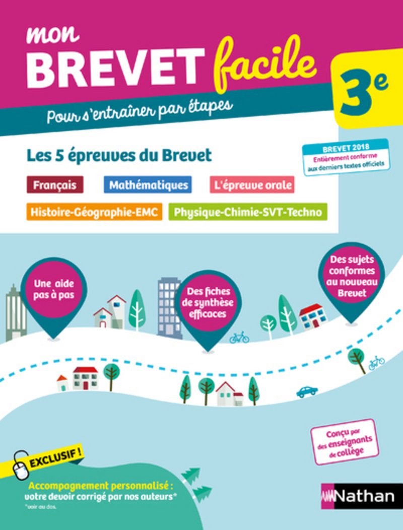 Mon Brevet facile - Les 5 épreuves du brevet 9782091520230